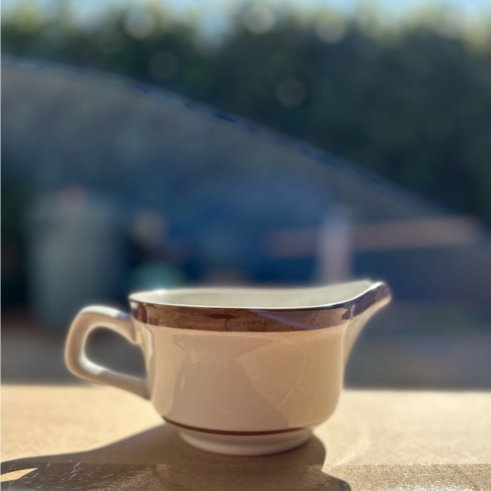 Vintage Brown Monterrey gravy bowl boat by Merchandise Service